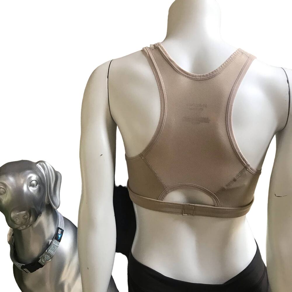 Patagonia Mesh Tan Sports Bra Women's Size Medium